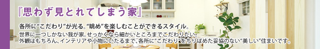 思わず見とれてしまう家